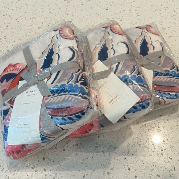 Anthropologie Other - Anthropologie Brynne Quilted Euro shams